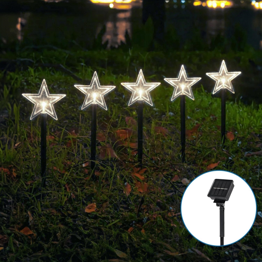 Aigostar - LED Solarna božićna svjetiljka LED/0,054W/1,2V 1m IP65 800 mAh hladna bijela