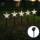 Aigostar - LED Solarna božićna svjetiljka LED/0,054W/1,2V 1m IP65 800 mAh hladna bijela