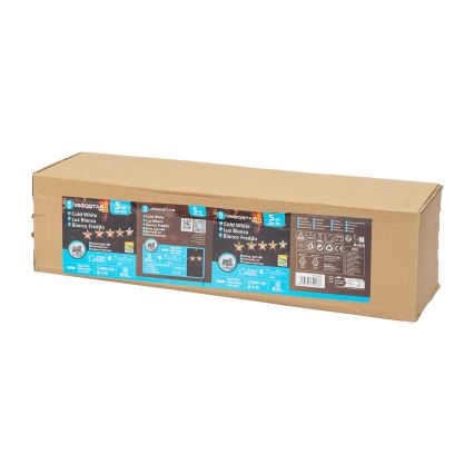 Aigostar - LED Solarna božićna svjetiljka LED/0,054W/1,2V 1m IP65 800 mAh hladna bijela