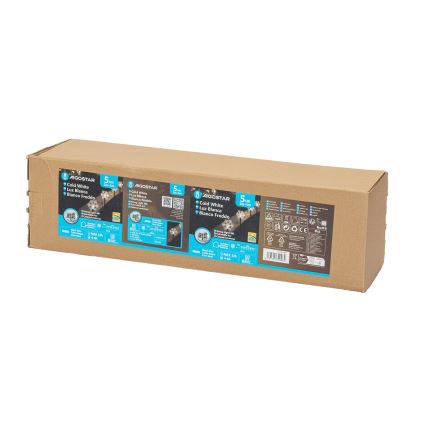 Aigostar - LED Solarna božićna svjetiljka LED/0,054W/1,2V 1m 800 mAh IP65 hladna bijela