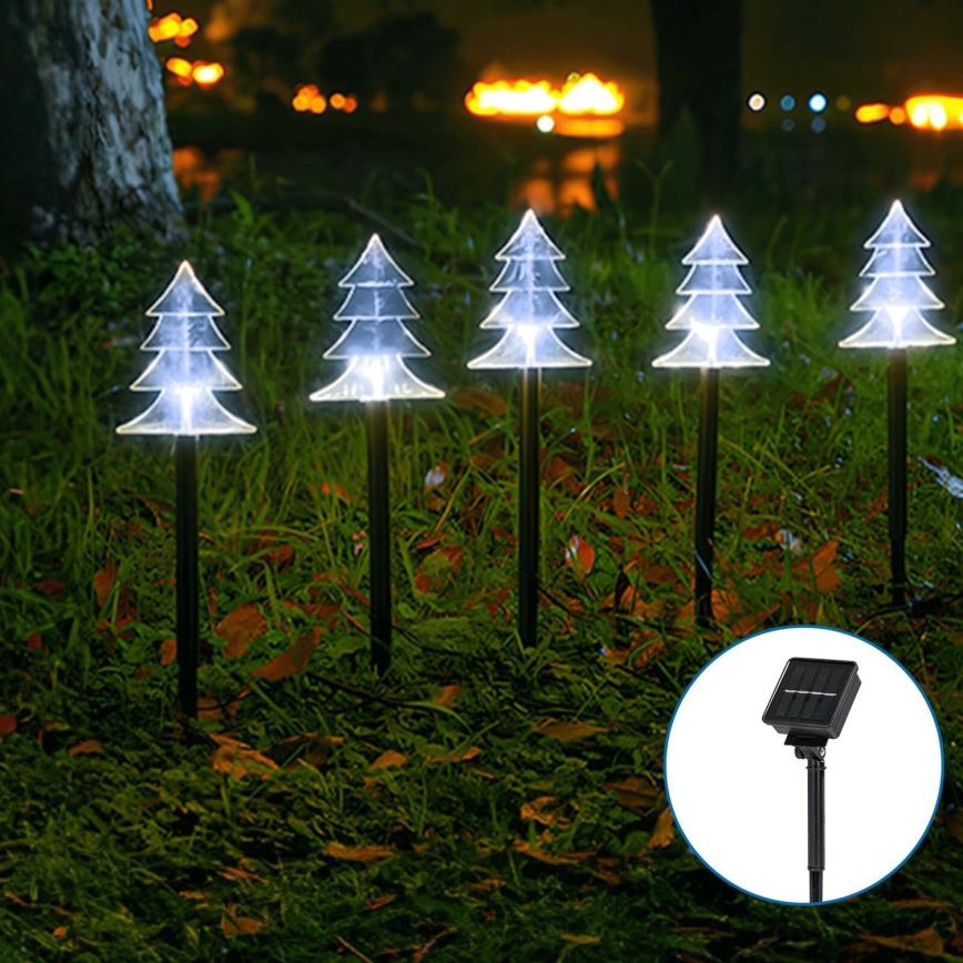 Aigostar - LED Solarna božićna svjetiljka LED/0,054W/1,2V 1m IP65 hladna bijela