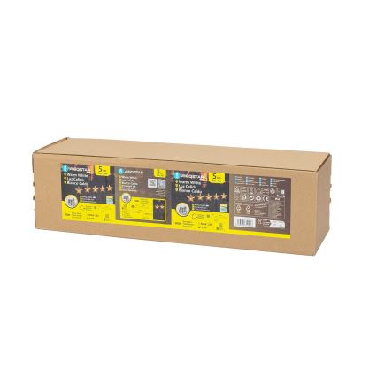 Aigostar - LED Solarna božićna svjetiljka LED/0,054W/1,2V 1m IP65 800 mAh topla bijela