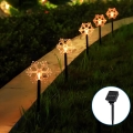 Aigostar - LED Solarna božićna svjetiljka LED/0,054W/1,2V 1m IP65 topla bijela
