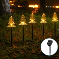 Aigostar - LED Solarna božićna svjetiljka LED/0,054W/1,2V 1m IP65 topla bijela