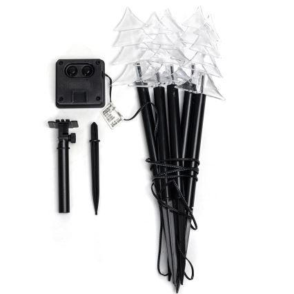 Aigostar - LED Solarna božićna svjetiljka LED/0,054W/1,2V 1m IP65 topla bijela