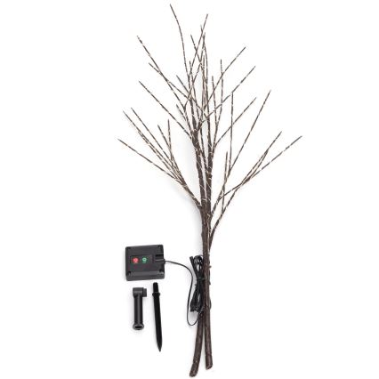 Aigostar - LED Solarna dekoracija 140xLED/3m IP65 topla bijela loza