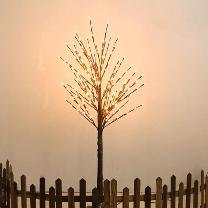 Aigostar - LED Solarna dekoracija 24xLED/2,6m IP65 topla bijela stablo
