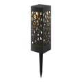 Aigostar - LED Solarna lampa LED/0,006W/1,2V 28,5cm crna 2700K IP44 100 mAh