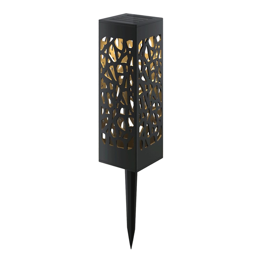 Aigostar - LED Solarna lampa LED/0,006W/1,2V 28,5cm crna 2700K IP44 100 mAh
