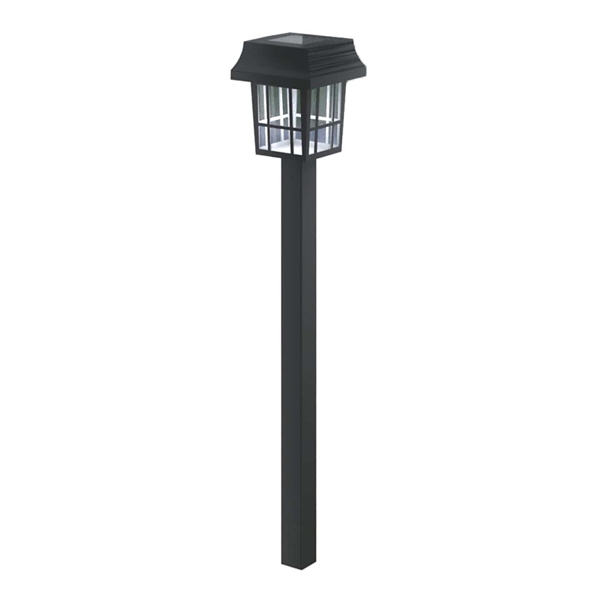 Aigostar - LED Solarna lampa LED/0,006W/1,2V 32 cm 40 mAh crna 6500K IP44