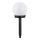 Aigostar - LED Solarna lampa LED/0,006W/1,2V 33cm 40 mAh crna 6500K IP44
