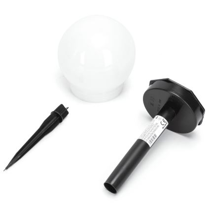 Aigostar - LED Solarna lampa LED/0,006W/1,2V 33cm 40 mAh crna 6500K IP44