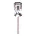 Aigostar - LED Solarna lampa LED/0,006W/1,2V 35,5cm mat krom 100 mAh 3000K IP44
