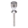 Aigostar - LED Solarna lampa LED/0,006W/1,2V 35,5cm mat krom 100 mAh 3000K IP44