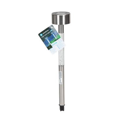 Aigostar - LED Solarna lampa LED/0,006W/1,2V 36,7cm mat krom 6500K IP44