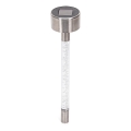 Aigostar - LED Solarna lampa LED/0,006W/1,2V 36,7cm mat krom 6500K IP44