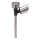 Aigostar - LED Solarna lampa LED/0,006W/1,2V 37,5cm mat krom 2700K IP44 40 mAh