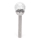 Aigostar - LED Solarna lampa LED/0,006W/1,2V 37,8cm mat krom 2700K IP44