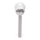 Aigostar - LED Solarna lampa LED/0,006W/1,2V 37,8cm mat krom 6500K IP44
