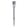 Aigostar - LED Solarna lampa LED/0,006W/1,2V 40 mAh 29,7 cm mat krom 6500K IP44