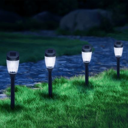 Aigostar - LED Solarna lampa LED/0,006W/1,2V 40mAh 6500K IP44 34,5 cm zvijezda