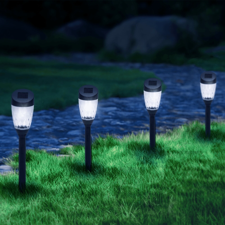 Aigostar - LED Solarna lampa LED/0,006W/1,2V 40mAh 6500K IP44 34,5 cm zvijezda
