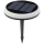 Aigostar - LED Solarna lampa LED/0,6W/2V pr. 16,5 cm 3200K/4000K/6500K IP65 crna