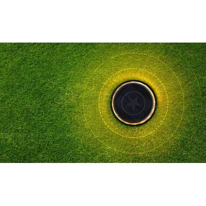 Aigostar - LED Solarna lampa LED/0,6W/5,5V 24,5 cm 500 mAh 3200K IP66 crna