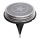 Aigostar - LED Solarna lampa LED/0,6W/5,5V 24,5 cm 500 mAh 3200K IP66 crna