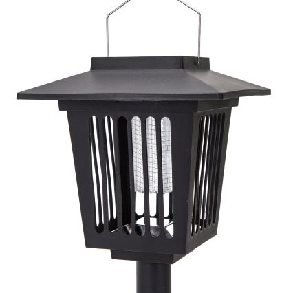 Aigostar - LED Solarna lampa sa zamkom za insekte LED/0,03W/1,2V 55,2cm crna 6500K 300 mAh IP44