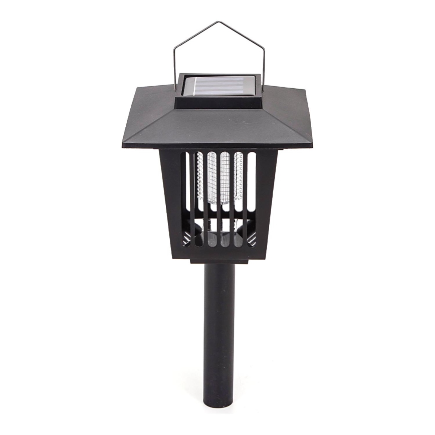 Aigostar - LED Solarna lampa sa zamkom za insekte LED/0,03W/1,2V 55,2cm crna 6500K 300 mAh IP44