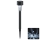 Aigostar - LED solarna svjetiljka 2 V, IP44, 40 mAh, crna