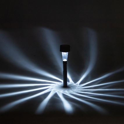 Aigostar - LED solarna svjetiljka 2 V, IP44, 40 mAh, crna