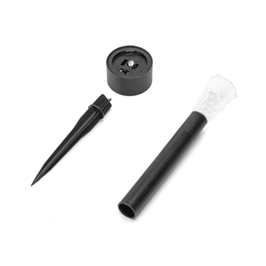 Aigostar - LED solarna svjetiljka 2 V, IP44, 40 mAh, crna