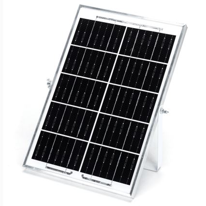 Aigostar - LED solarna svjetiljka 2xLED/35W/12V 6000 mAh 6500K IP65 Ø 16,8 cm + daljinski upravljač