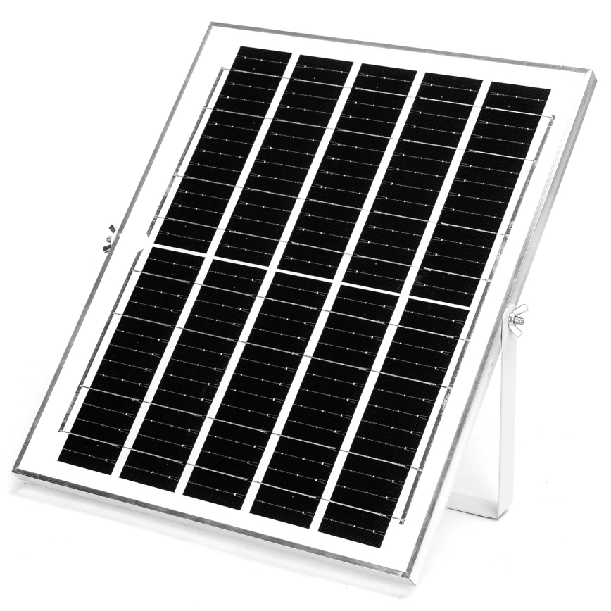 Aigostar - LED solarna svjetiljka 2xLED/70W/12V 12000 mAh 6500K promjer 20,5 cm + daljinski upravljač