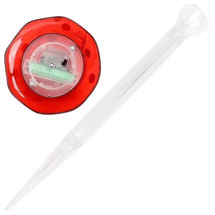 Aigostar - LED Solarna svjetiljka LED/0,006W/1,2V 100 mAh 2700K IP44 crvena