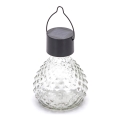 Aigostar - LED Solarna svjetiljka LED/0,006W/1,2V crna 100 mAh 2700K IP44