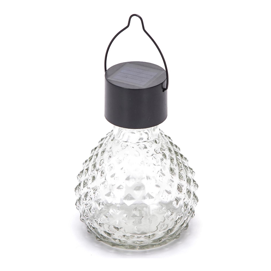 Aigostar - LED Solarna svjetiljka LED/0,006W/1,2V crna 100 mAh 2700K IP44
