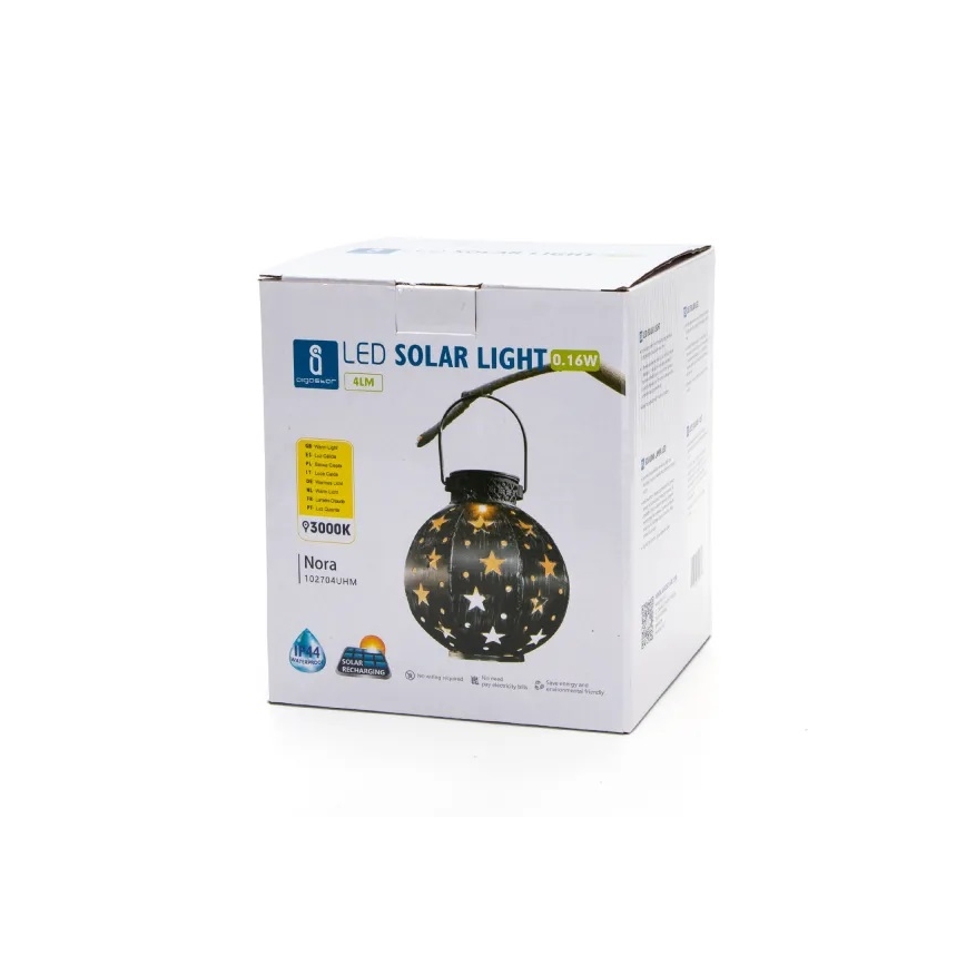 Aigostar - LED Solarna svjetiljka LED/0,16W/2V 3000K IP44