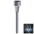 Aigostar - LED solarna svjetiljka LED/2V IP44 40 mAh matni krom