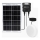Aigostar - LED solarna svjetiljka LED/70W/12V 6000 mAh 6500K IP65 promjer 20,5 cm + daljinski upravljač