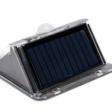 Aigostar - LED solarna svjetiljka s senzorom LED/3,7V 6500K 1200 mAh IP65 crna