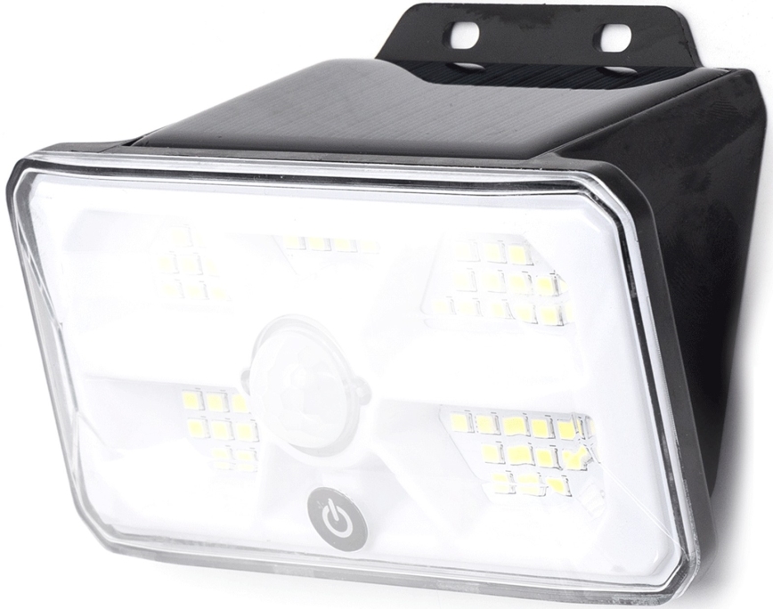 Aigostar - LED solarna svjetiljka sa senzorom LED/3,7V 6500K 500 mAh IP65 crna