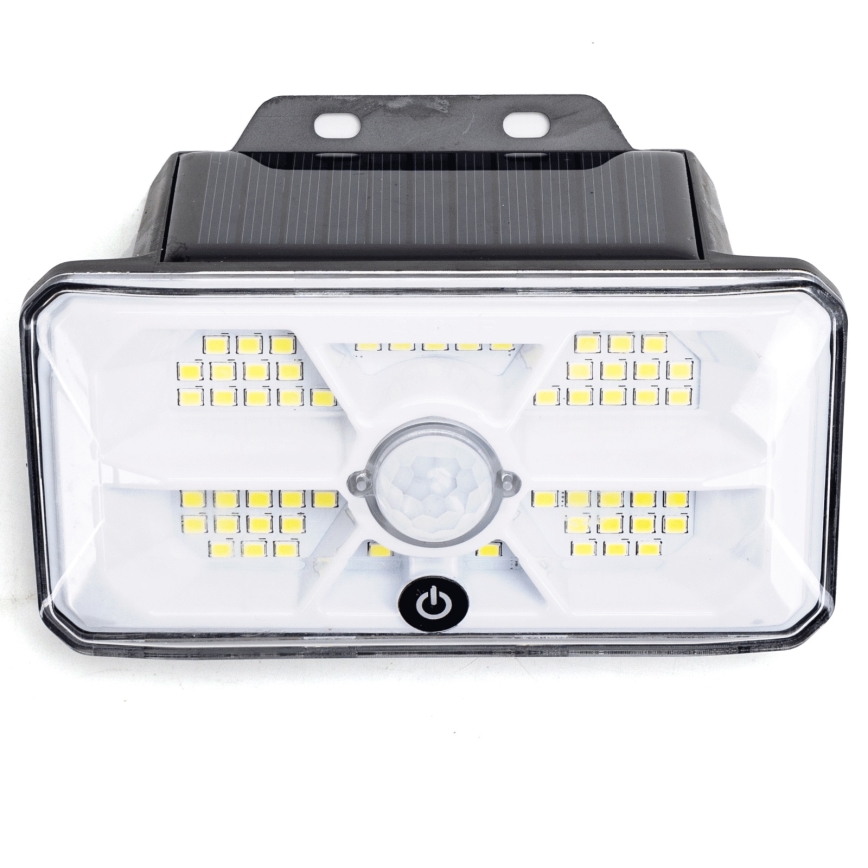 Aigostar - LED solarna svjetiljka sa senzorom LED/3,7V 6500K 500 mAh IP65 crna