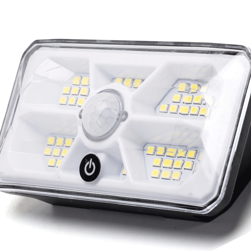 Aigostar - LED solarna svjetiljka sa senzorom LED/3,7V 6500K 500 mAh IP65 crna