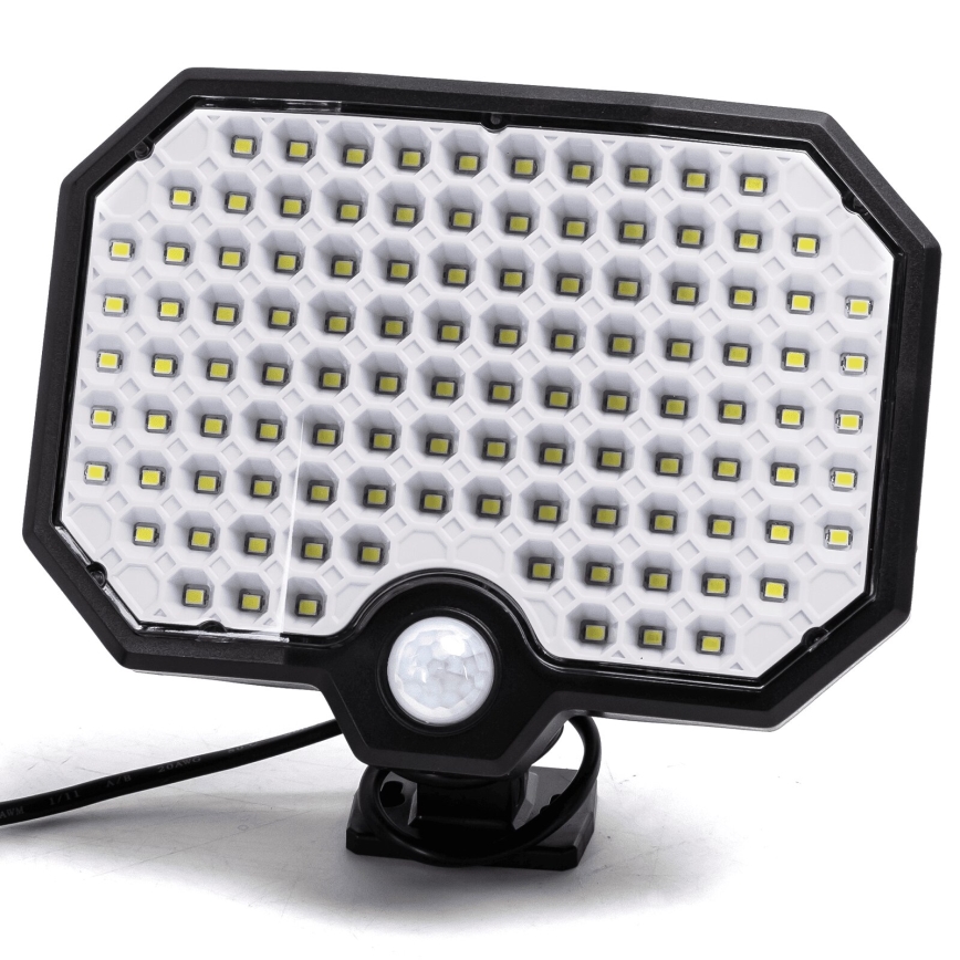 Aigostar - LED Solarna svjetiljka sa senzorom pokreta LED/2,4W/3,7V IP65