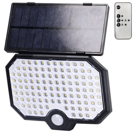 Aigostar - LED Solarna svjetiljka sa senzorom pokreta LED/2,4W/3,7V IP65