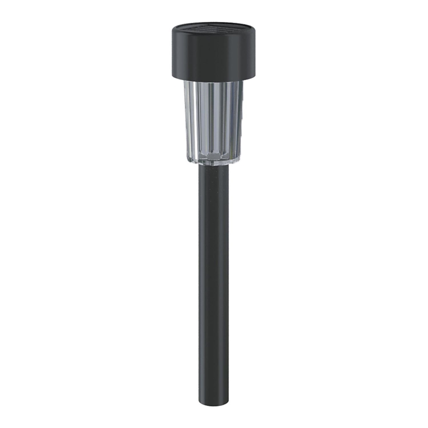 Aigostar - LED Solarna svjetiljka sa senzorom za dan/noć LED/0,006W/1,2V 40 mAh 29,5 cm crna 6500K IP44