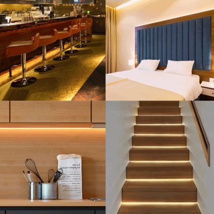 Aigostar - LED prigušivačka solarne trake LED/5W/3,2V 5 m 2700K IP65 4000 mAh + daljinski upravljač